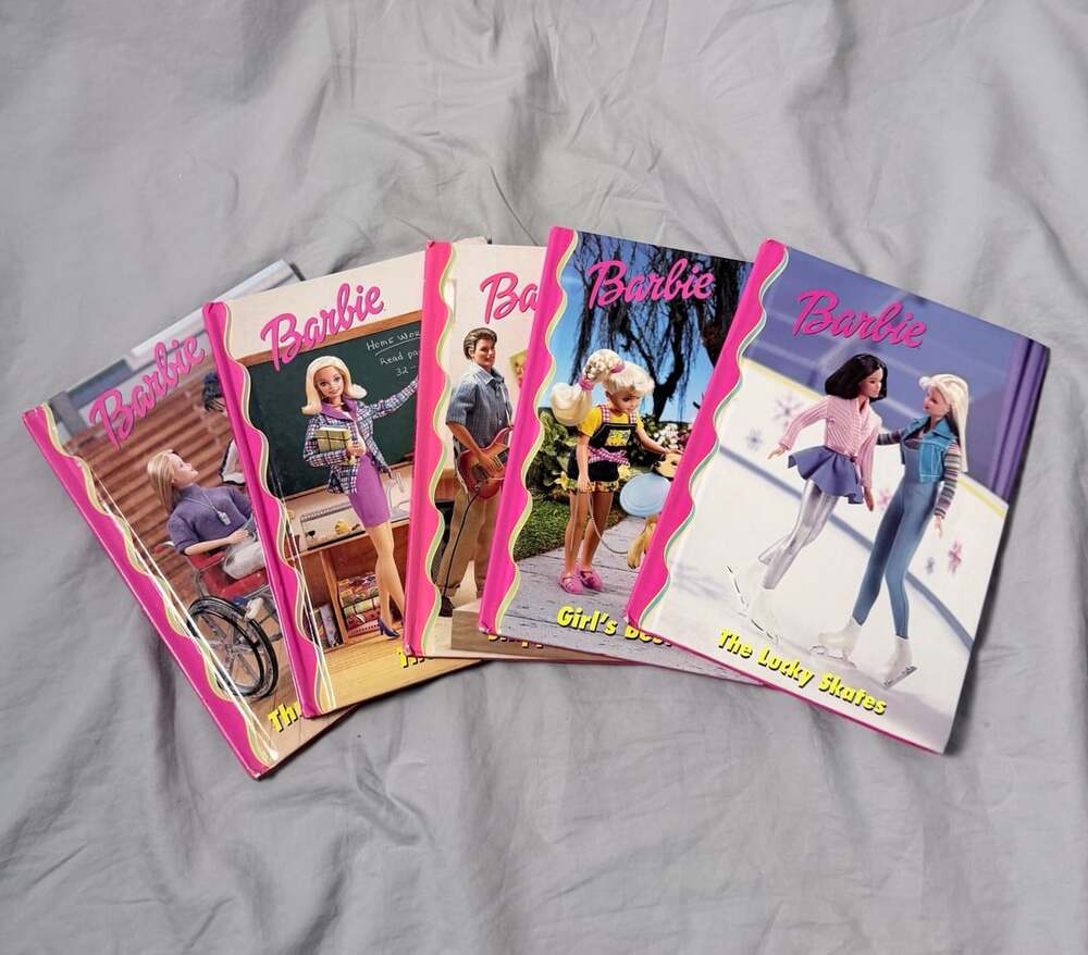 Barbie Hardcover Book Lot of 5 Grolier Vintage 90s